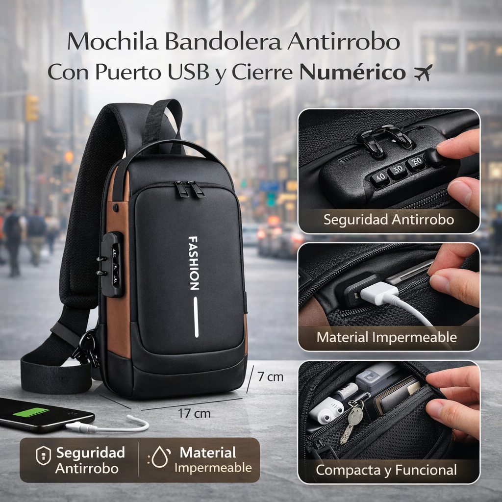 Bandolera Anti-Robos