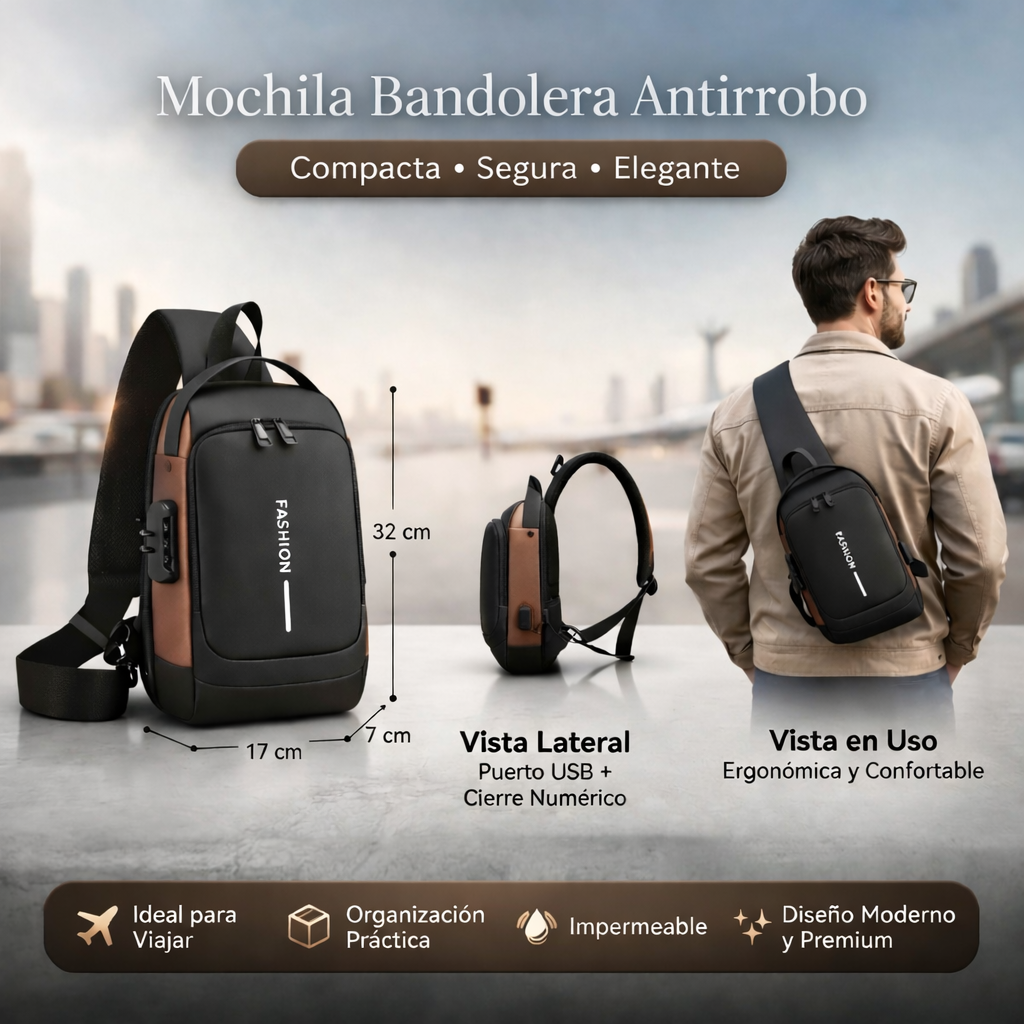Bandolera Anti-Robos